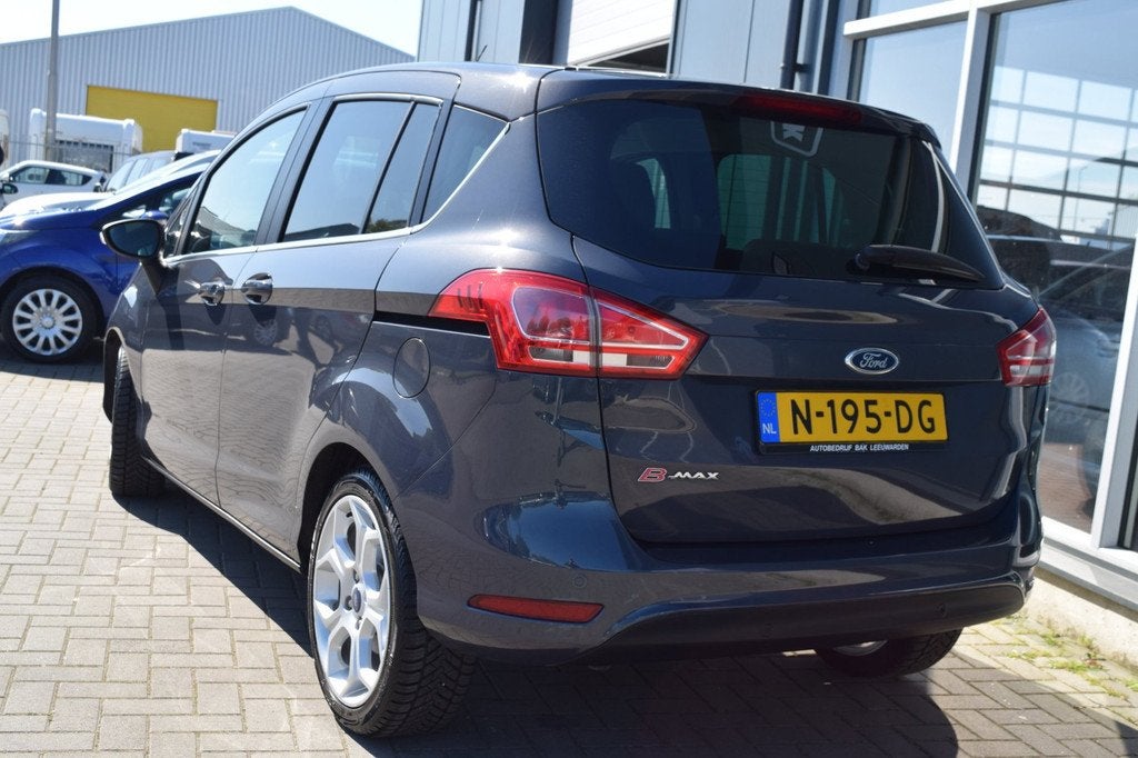 Ford B-Max 1.6 TI-VCT Titanium | Automaat | Pano | Leder | A, Auto's, Ford, Stof, Gebruikt, Zwart, 4 cilinders
