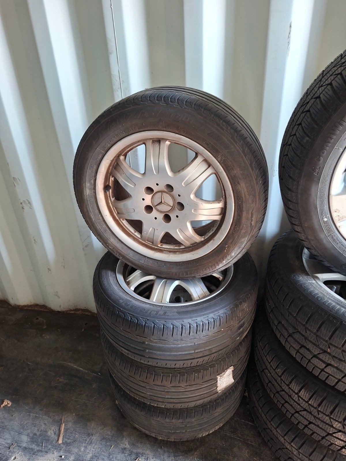 Gebruikte Mercedes SLK Wielen met Zomerbanden, Gebruikt, 16 inch, Banden en Velgen, Ophalen of Verzenden