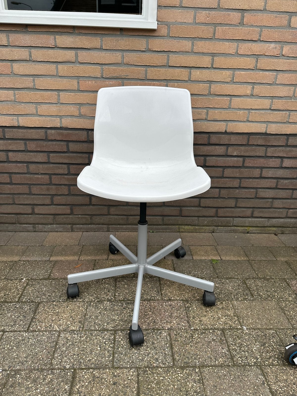 IKEA SNILLE Bureaustoel - Wit, Gebruikt, Huis en Inrichting, Ophalen of Verzenden, Gebruikt, Wit, Bureaustoel