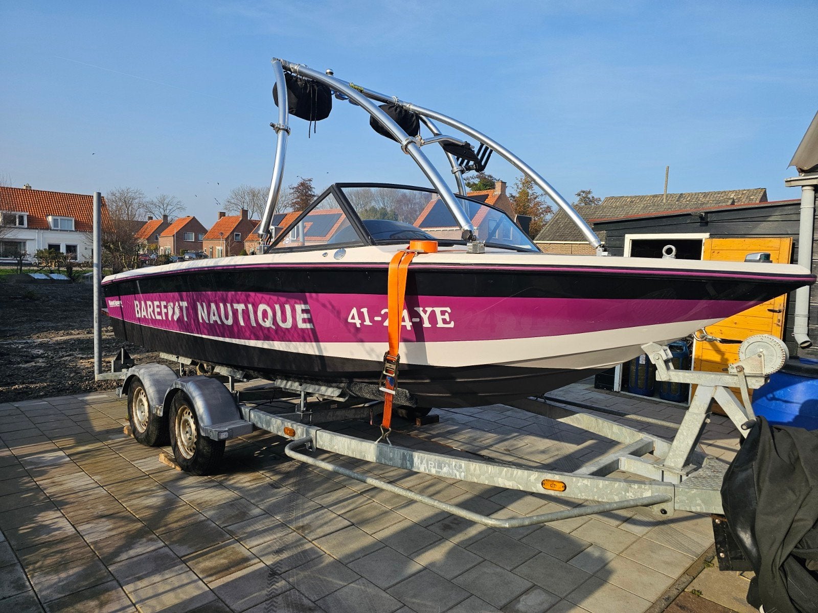 Barefoot Nautique 1994 – Krachtige V8 + Complete Setup, Ophalen, Overige merken, N, Overige brandstoffen