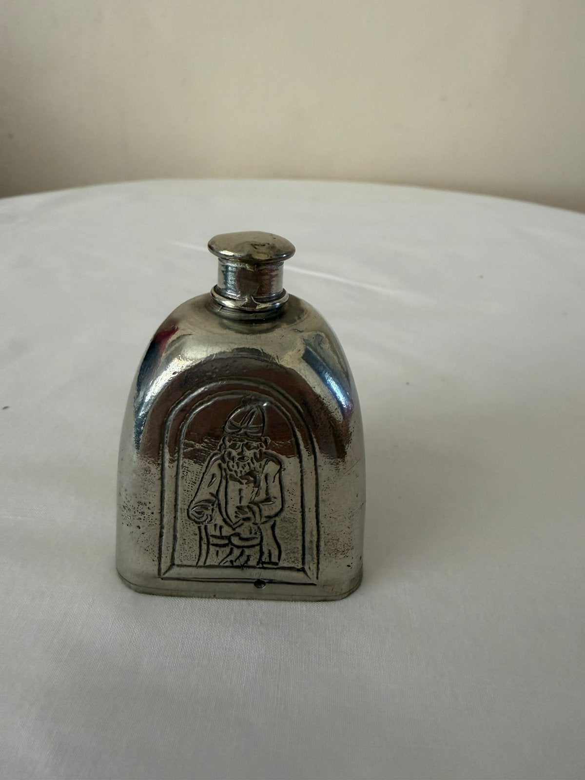 Gemerkt 95% tinnen parfum flesje, Ophalen of Verzenden