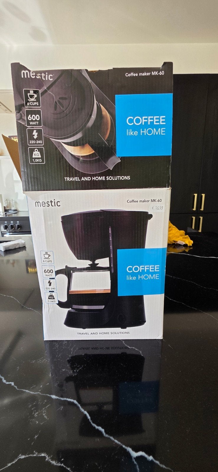 Mestic Koffiezetapparaat Compact en Gebruiksvriendeli, Ophalen, Koffiemachine, Gemalen koffie, Zo goed als nieuw