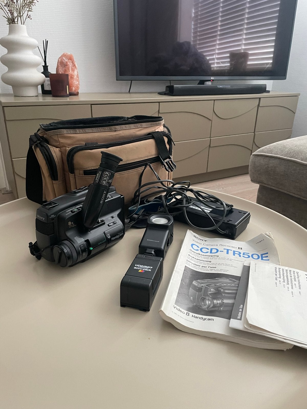 Sony Handycam CCD-TR50E Camcorder | Compleet, Audio, Tv en Foto, Videocamera's Digitaal, Gebruikt, 20x of meer, Ophalen of Verzenden