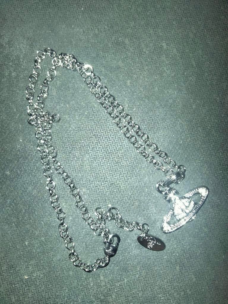 Vivienne Westwood ketting, Sieraden, Tassen en Uiterlijk, Kettingen, Ophalen of Verzenden, Nieuw, Zilver, Zilver