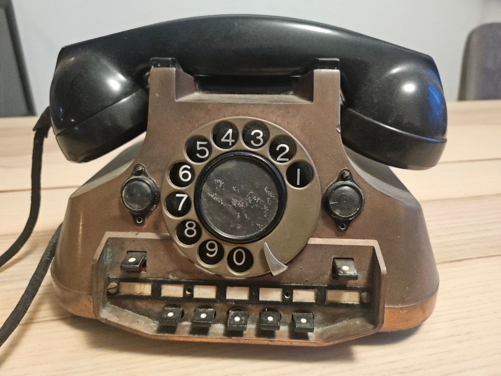Antieke telefoon van koper, Ophalen of Verzenden, Koper