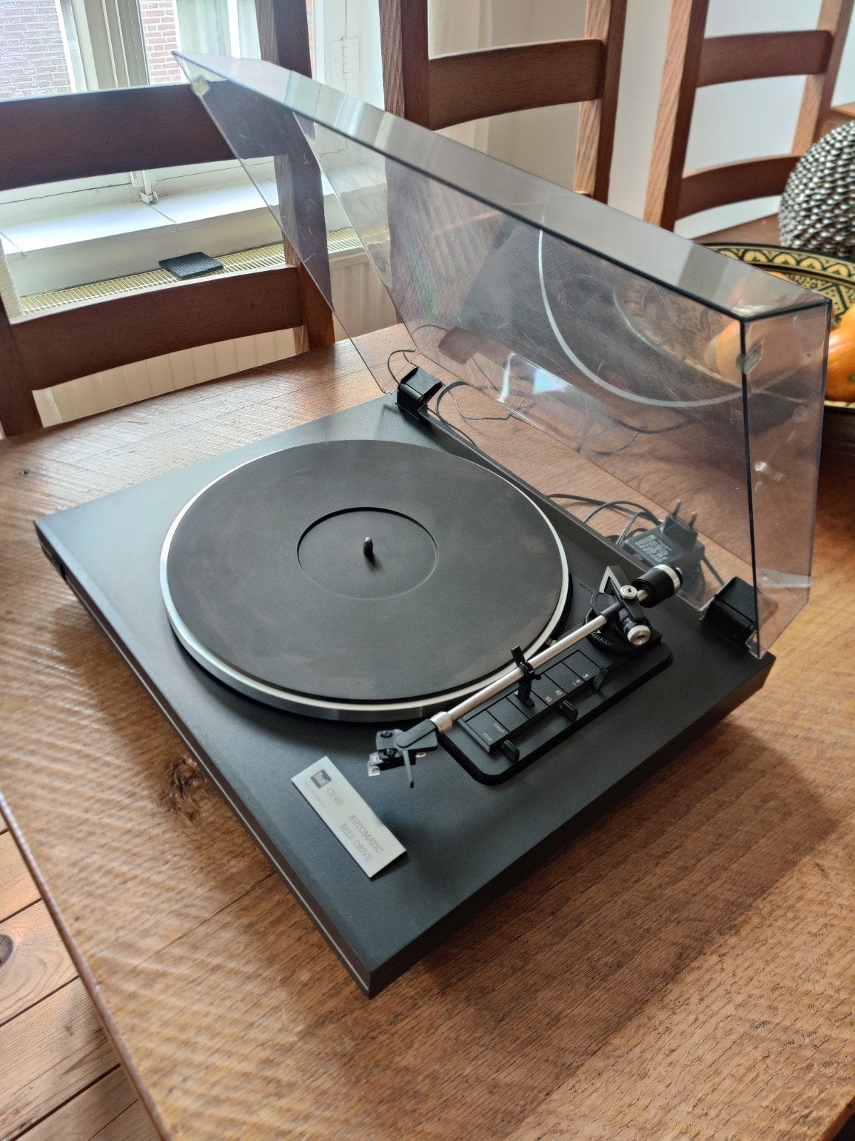 Dual CS 455 platenspeler, Ophalen of Verzenden, Gebruikt, Platenspeler, Dual
