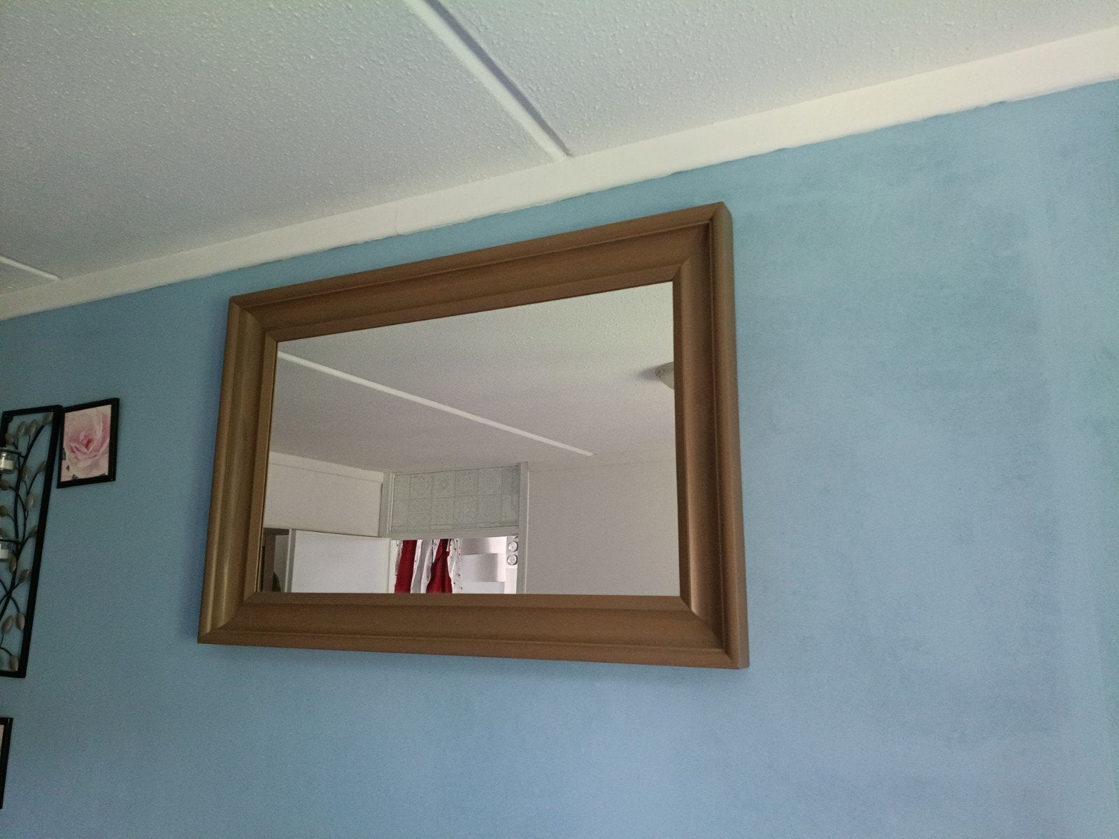 Hemnes spiegel grijsbruin, Ophalen, Zo goed als nieuw, Minder dan 100 cm, Rechthoekig