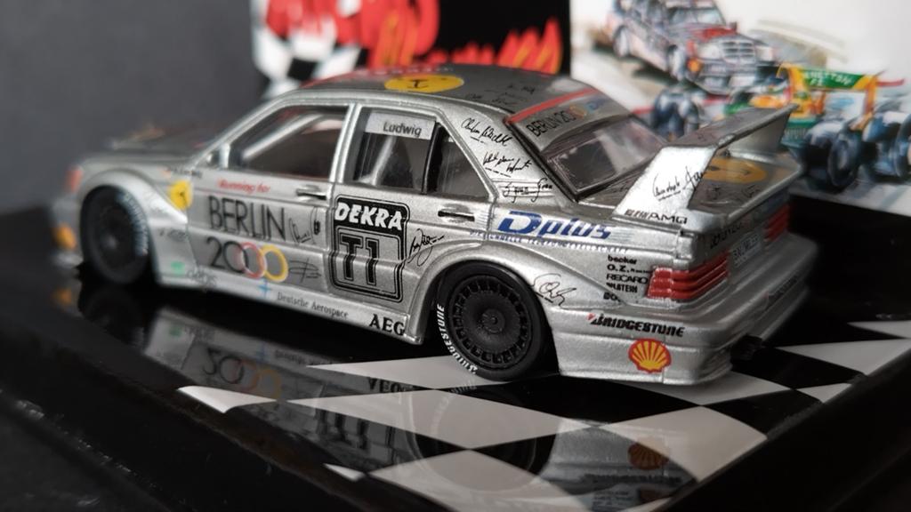 Mercedes Benz 190 DTM Berlin 2000 Ludwig 1:64 Minichamps Pol, Auto, Verzenden, ., Nieuw
