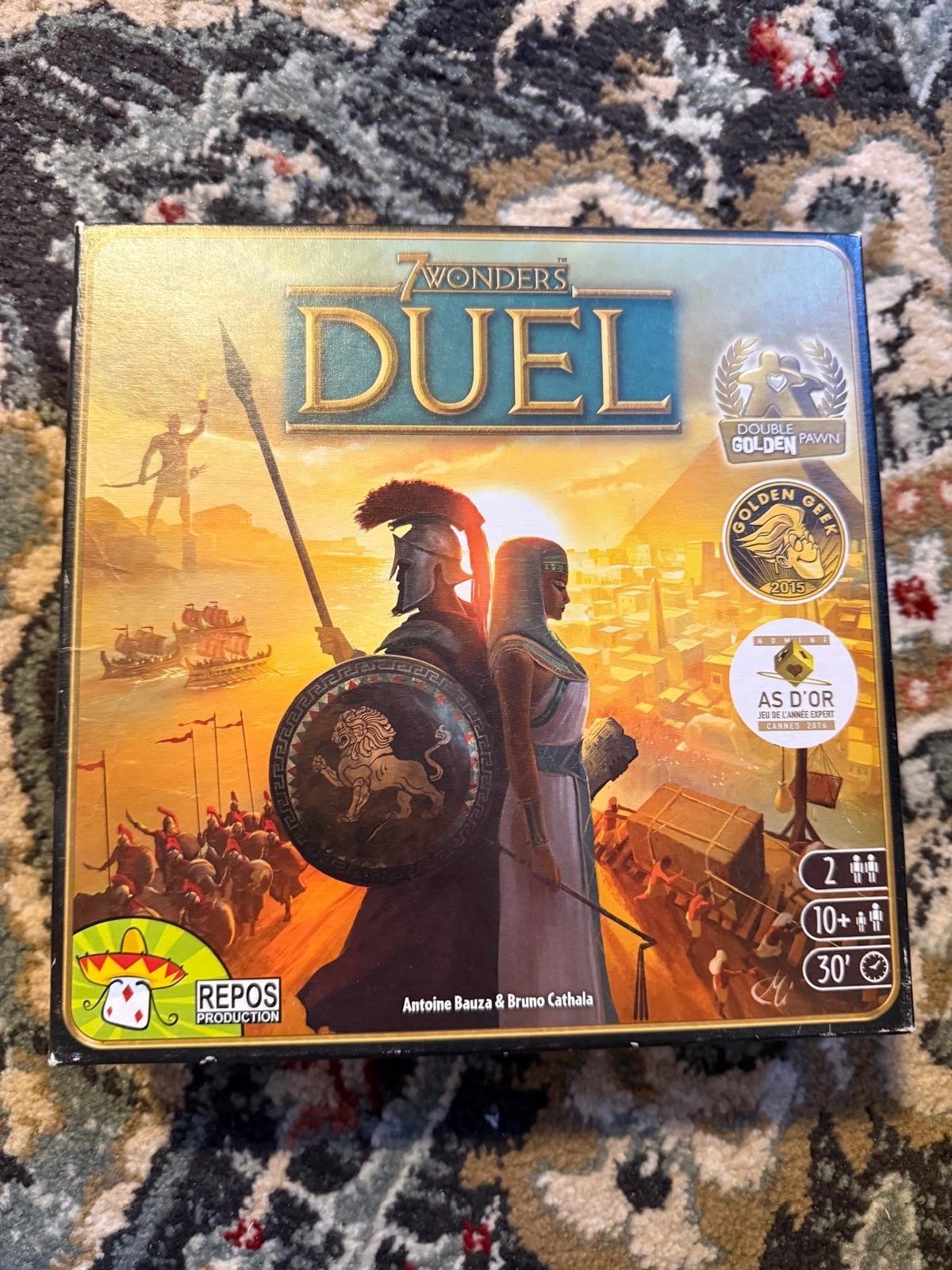 7 Wonders Duel Bordspel - Strategisch Kaartspel voor 2, Een of twee spelers, Ophalen, Zo goed als nieuw