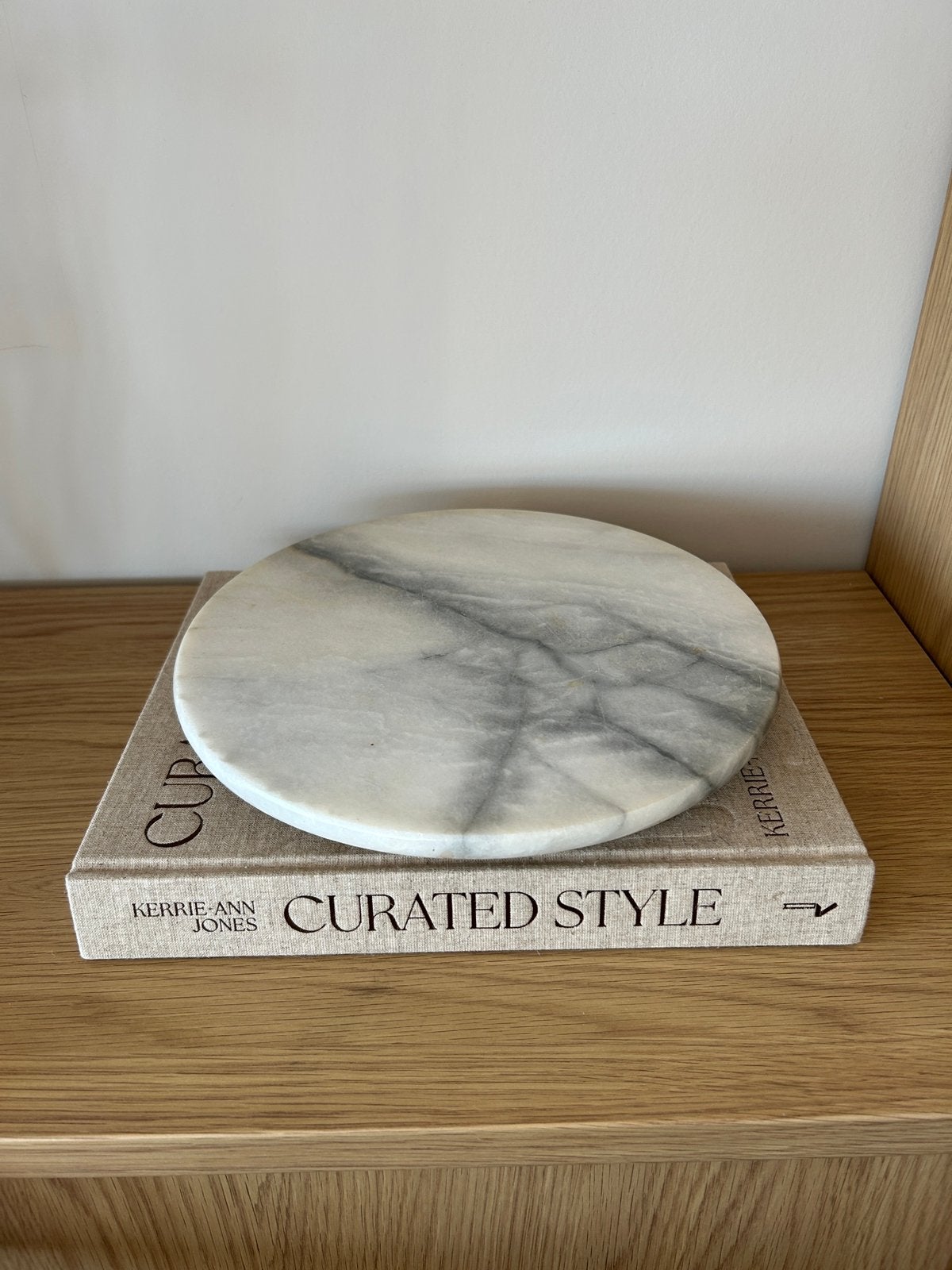 Vintage marmeren draaiplateau (lazy Susan), Ophalen of Verzenden, Zo goed als nieuw