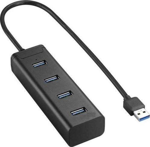 4-Port USB 3.0 Hub zwart, Ophalen, Nieuw