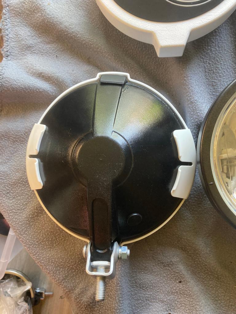 Oldtimer 2 Hella verstralers type Rallye 1000 met covers, Auto-onderdelen, Verlichting, Ophalen of Verzenden, Gebruikt