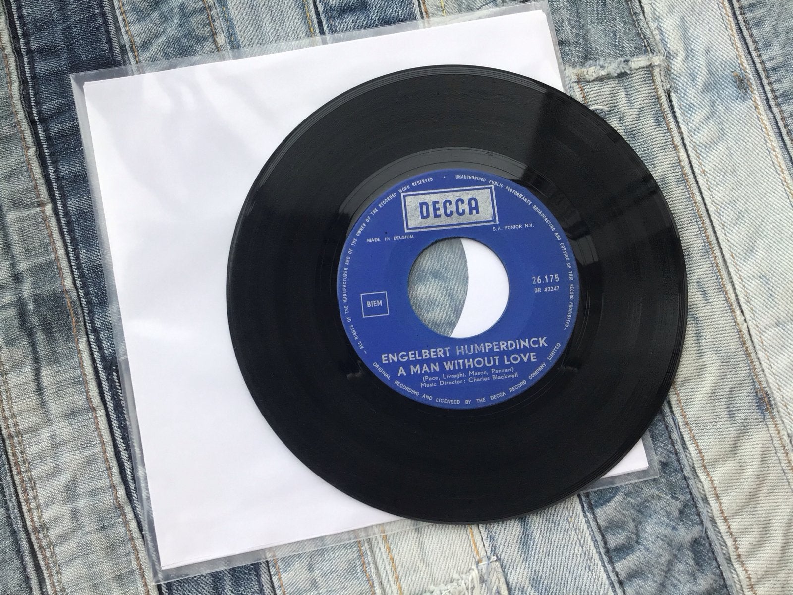 Engelbert Humperdinck - A Man Without Love (7 inch vinyl), Gebruikt, 7 inch, Ophalen of Verzenden, Pop