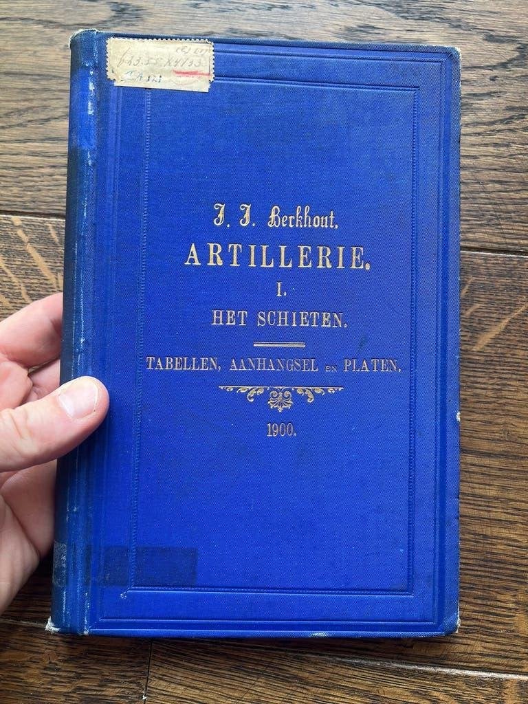 Nederlands voorschrift artillerie platen 1900 mobilisatie, Verzamelen, Militaria | Tweede Wereldoorlog, Verzenden, Nederland, Boek of Tijdschrift