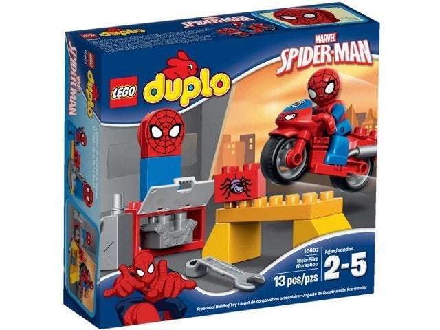 Lego Duplo set 10607 Spider-Man Web-Bike Workshop, Kinderen en Baby's, Speelgoed | Duplo en Lego, Overige thema's, Nieuw, Ophalen of Verzenden