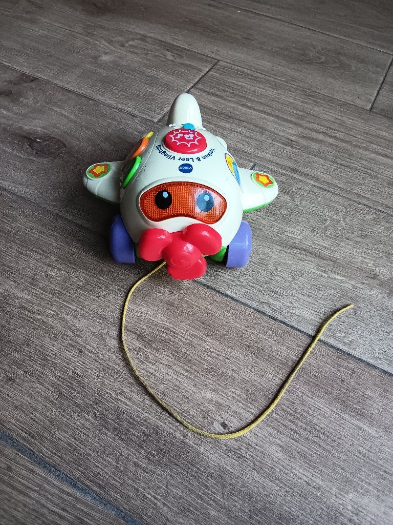 V Tech verken en leer vliegtuig, Kinderen en Baby's, Speelgoed | Vtech, Ophalen of Verzenden, Gebruikt, 6 maanden tot 2 jaar
