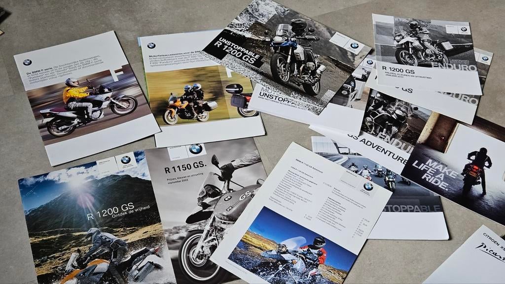 Folders BMW motoren ongeveer 15 stuks, Ophalen of Verzenden, Nieuw, BMW
