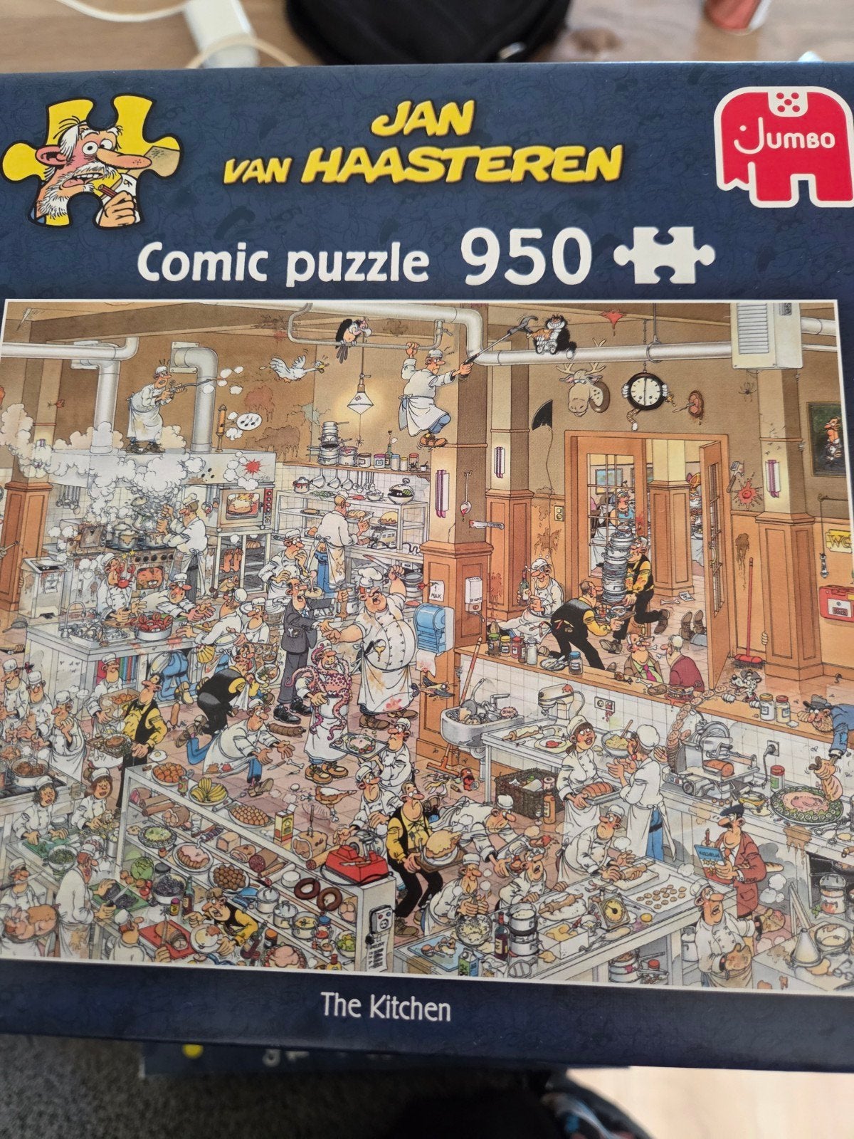 Jan van Haasteren - The Kitchen - 950 stukjes, Ophalen, 500 t/m 1500 stukjes, Gebruikt, Legpuzzel