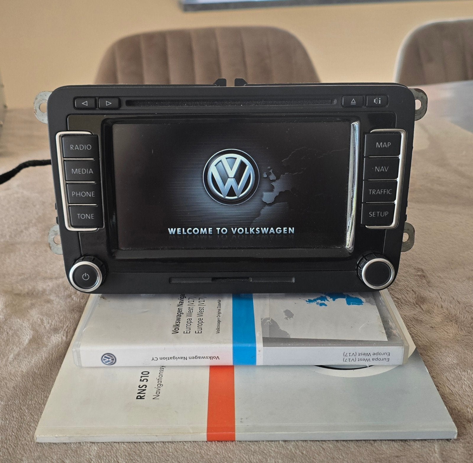 Rns510 Navigatie Origineel Volkswagen incl montage, Ophalen of Verzenden