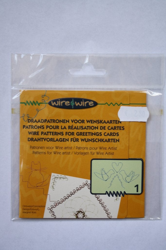 Wire en wire draadpatronen voor wenskaarten nr.1 En nr.2, Ophalen of Verzenden, Nieuw, Overige typen