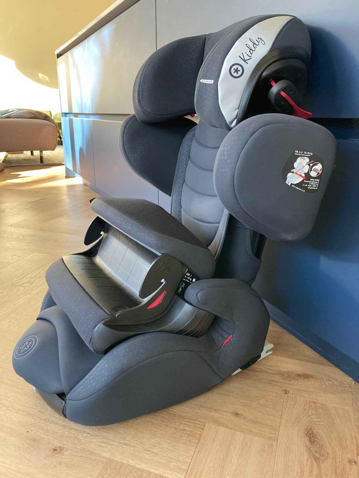 Kiddy autostoel met verstelbare rugleuning en zijbescherming, Verstelbare rugleuning, 9 t/m 36 kg, Ophalen, Overige merken