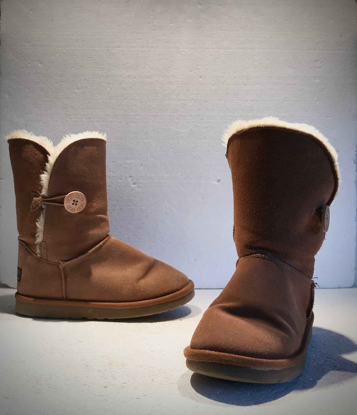 Ugg / Ugg’s Laarzen Met Knoopsluiting Bruin Maat 37 (W6), Ophalen of Verzenden, Lage of Enkellaarzen