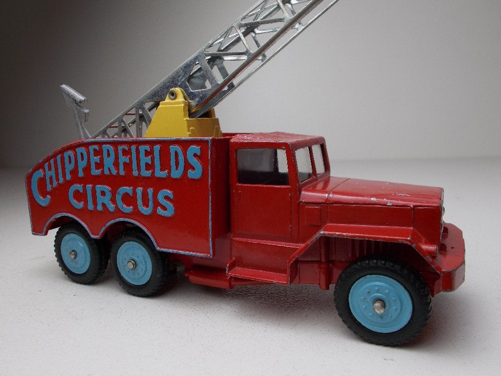 1960 Corgi MajorToys 1121 CHIPPERFIELDS CRANE TRUCK Igst (C), Ophalen of Verzenden, Zo goed als nieuw, Bus of Vrachtwagen, Corgi