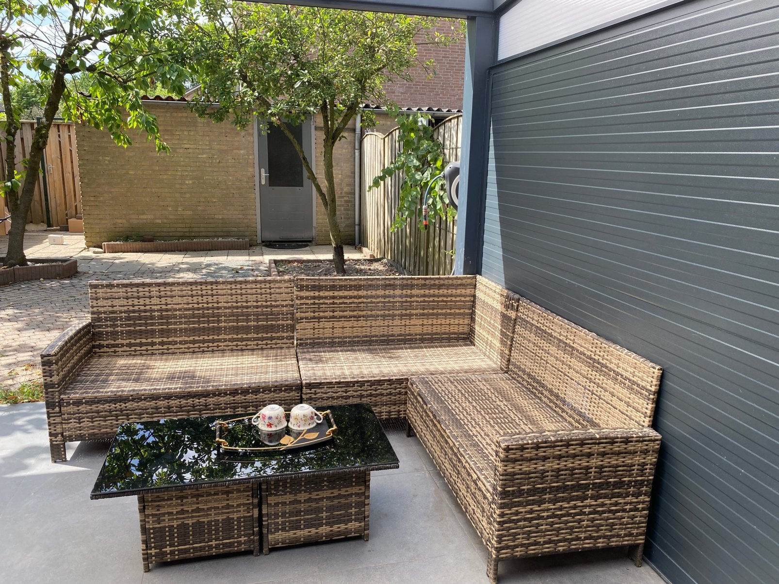 Loungeset, Ophalen, Zo goed als nieuw, Kunststof