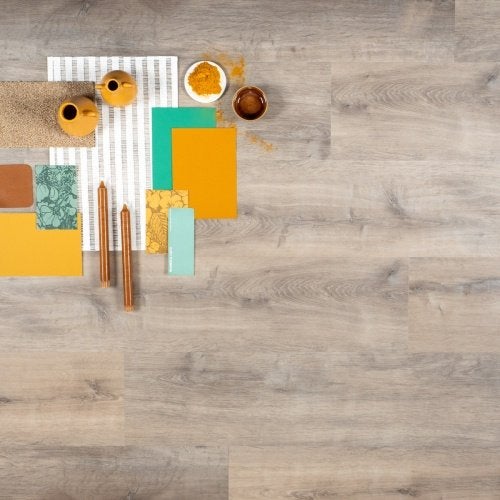 Mist Rigid Click PVC vloer – Houtlook – Klik PVC – €29,95/m², Overige typen, Ophalen of Verzenden, 75 m² of meer, Grijs
