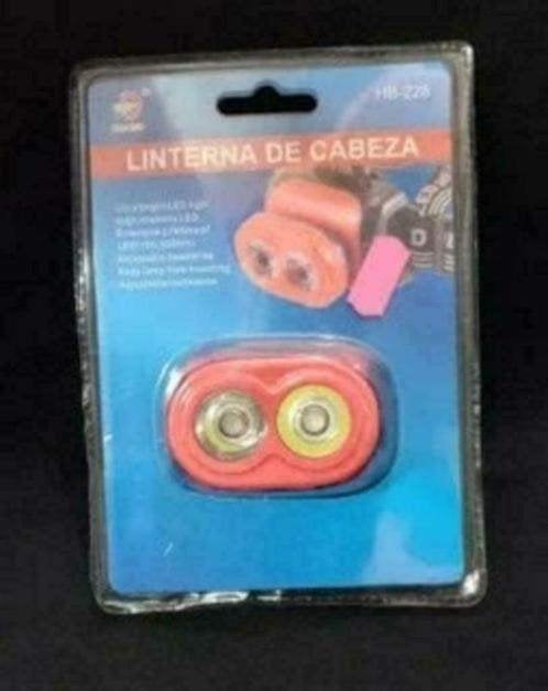 2 led hoofdlamp, Ophalen, Nieuw, Batterij