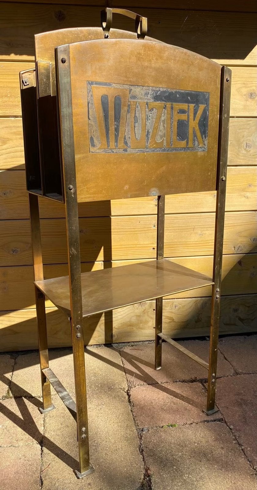 Art Nouveau standaard voor muziekpartituren, circa. 1910/‘20, Ophalen