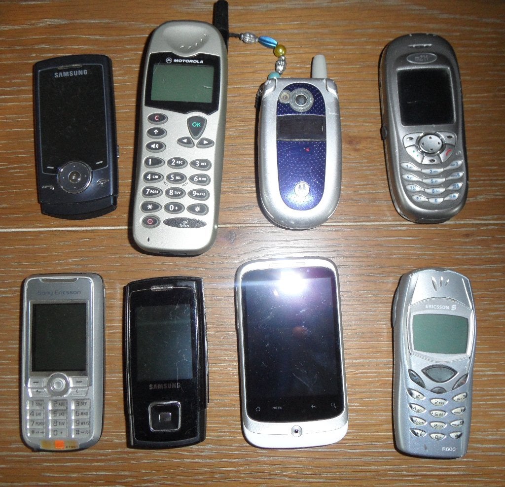 Verzameling van 8 good-old mobieltjes, Ophalen of Verzenden, Minder dan 3 megapixel