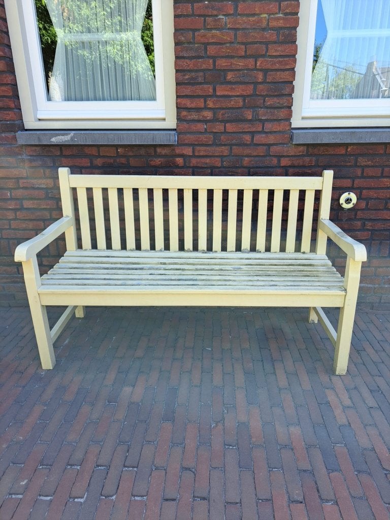 tuinbankje, Ophalen, Gebruikt, Hout