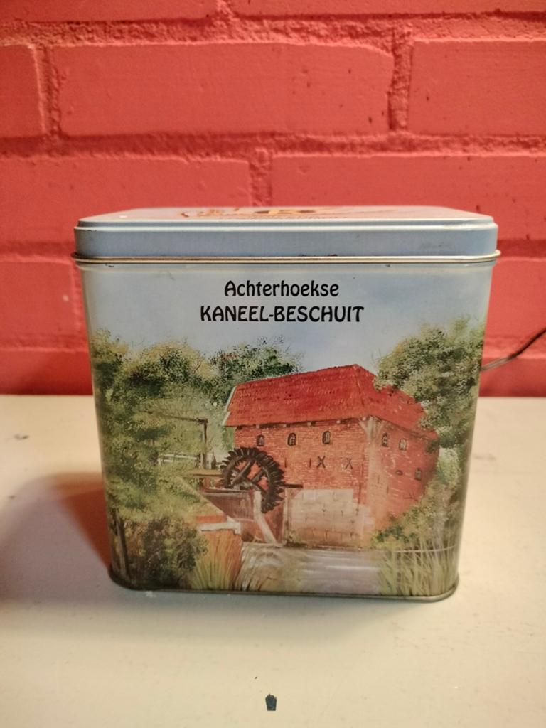 Kuipers theebeschuit voorraadblik Winterswijk, Verzamelen, Blikken, Ophalen of Verzenden, Gebruikt, Beschuit, Overige merken