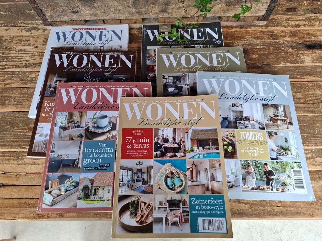 Wonen Landelijke Stijl - jaargang 2017, Boeken, Tijdschriften en Kranten, Ophalen, Zo goed als nieuw, Overige typen