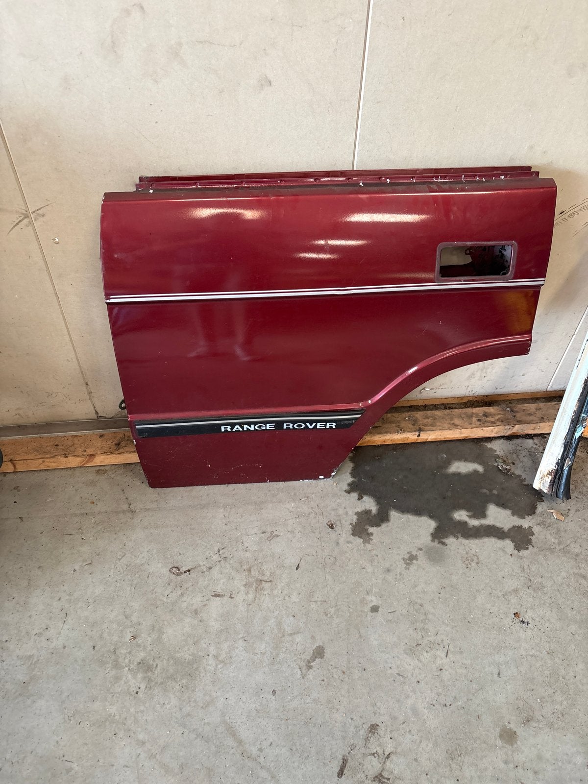 Range Rover classic Achterdeur Links en Rechts Rood, Auto-onderdelen, Deur, Ophalen of Verzenden, Achter, Gebruikt