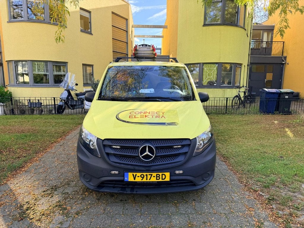 Mercedes Vito 111 CDI | 2016 | 168.000 km | APK | Inrichting, 4 cilinders, Leder en Stof, Grijs, Particulier