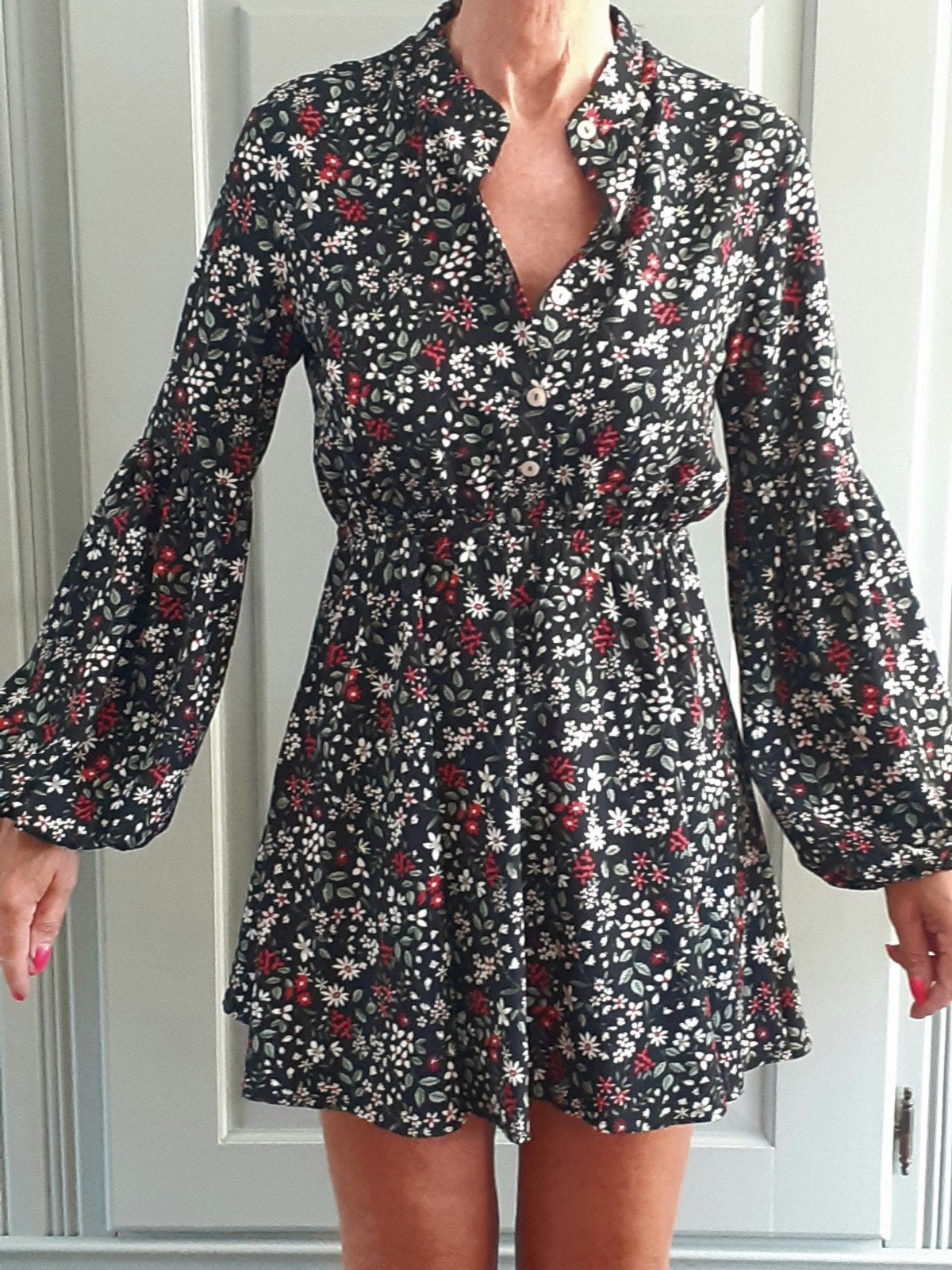 Dames jurk, Kleding | Dames, Ophalen of Verzenden, Zo goed als nieuw, Onder de knie