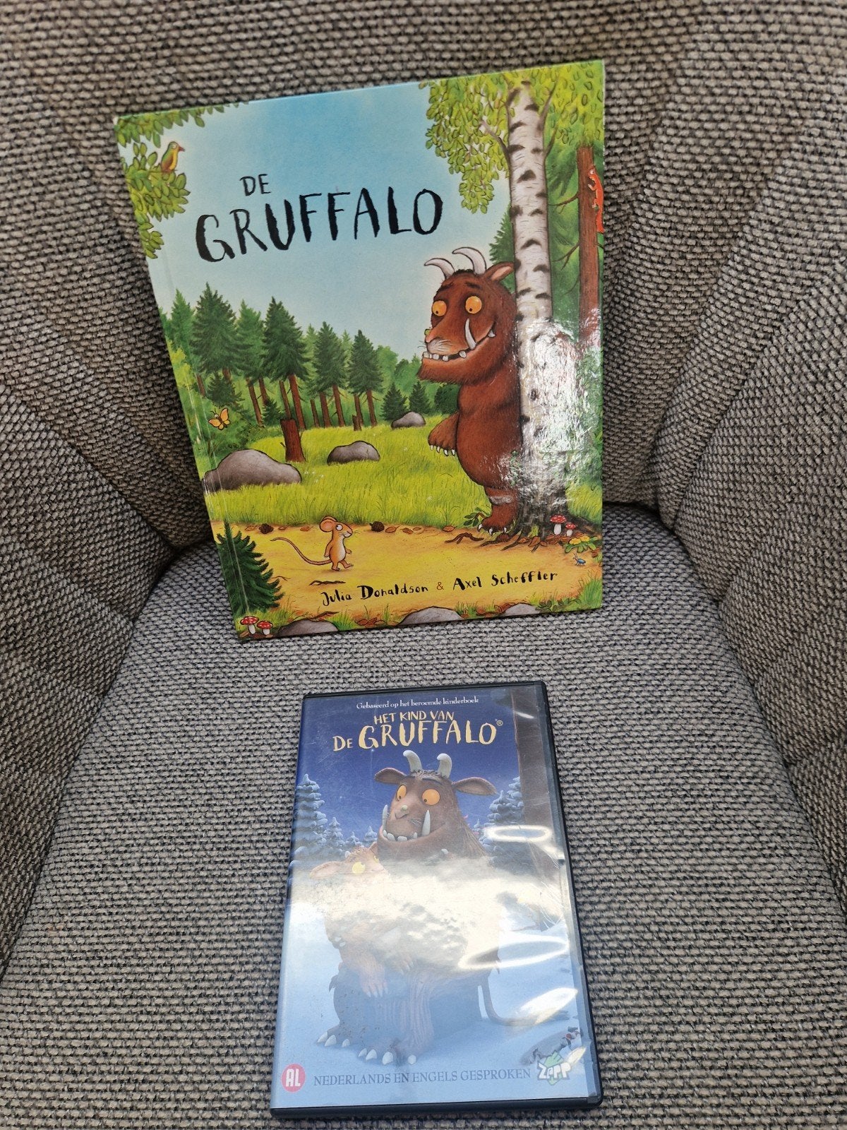 De Gruffalo Boek & DVD - Het Kind van de Gruffalo, Gebruikt, Alle leeftijden, Ophalen of Verzenden, Familie