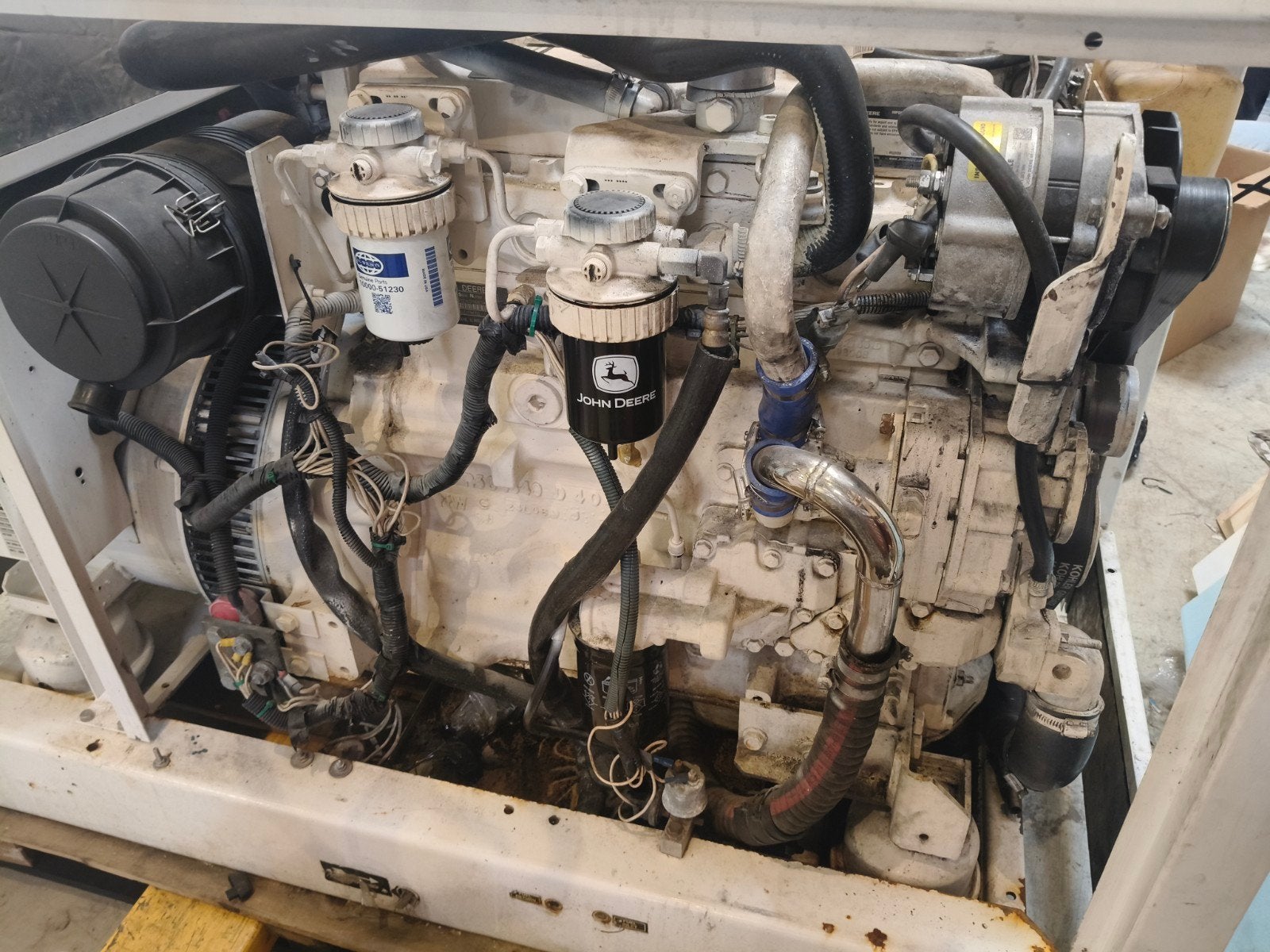 Kohler John Deere 33EF0ZD Diesel Aggregaat - 33 kVA, Doe-het-zelf en Verbouw, Ophalen, Gebruikt, 30 kVA of meer, Dieselolie