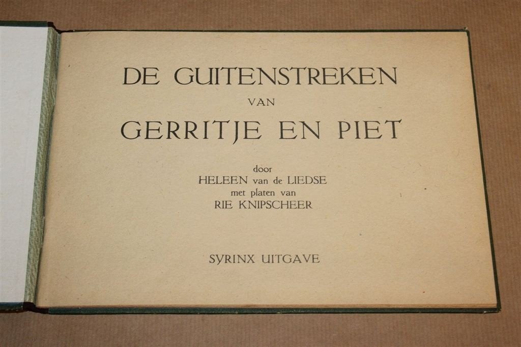 De Guitenstreken van Gerritje en Piet — Vintage jaren 30, Ophalen of Verzenden, Gelezen