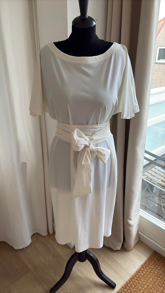 LaDress Aretha jurkje mt M wit, Maat 38/40 (M), Wit, Ophalen of Verzenden, Zo goed als nieuw