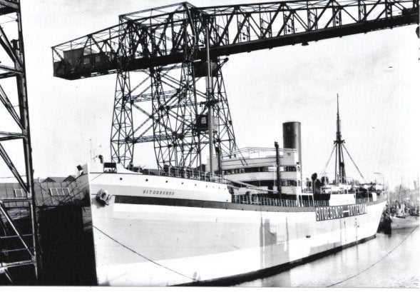 SITOEBONDO scheepvaart Rotterdamsche Lloyd, Verzenden, Zo goed als nieuw, Kaart, Foto of Prent