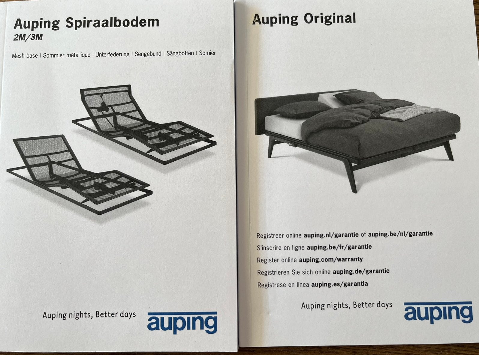 Auping bed 1.20m breed, Ophalen, Eenpersoons, Zwart, 120 cm