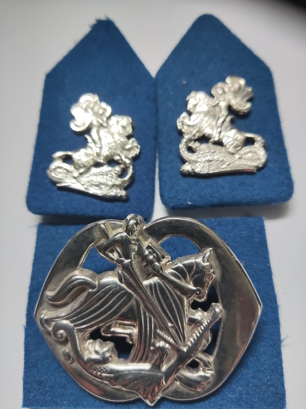 setje Cavalerie Algemeen, Ophalen of Verzenden, Landmacht, Nederland, Embleem of Badge