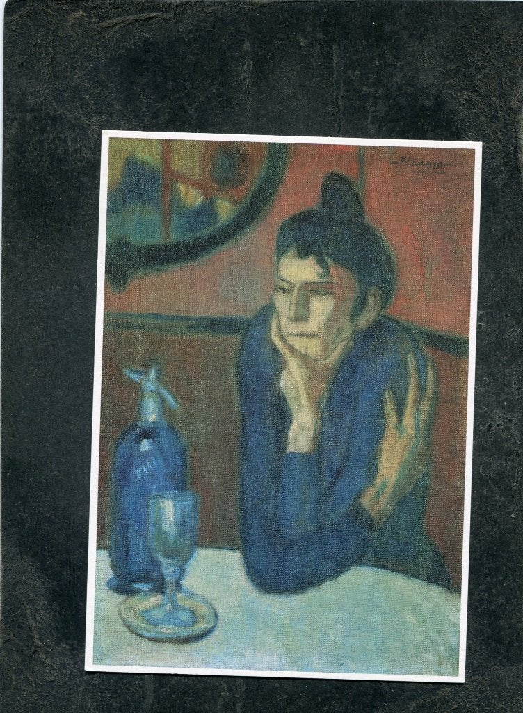 Ansicht Picasso - Absinthe lover, Verzenden, 1980 tot heden, Ongelopen