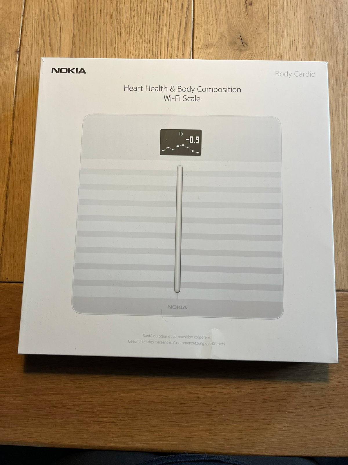 Nokia Body Cardio WiFi slimme weegschaal – wit – WBS04, Ophalen, 100 kg of meer, Personenweegschaal, Fijner dan 1 gram