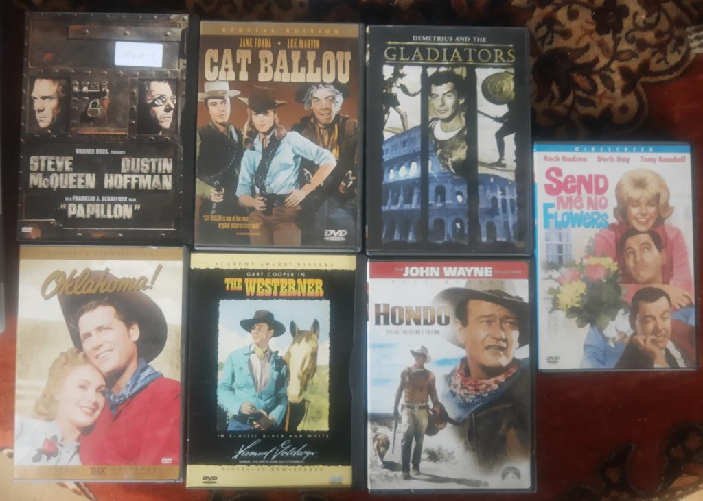 REGIO 1 DVDs  Doris Day Rock Hudson Steve McQueen Jane Fonda, Alle leeftijden, Ophalen of Verzenden, Zo goed als nieuw, 1940 tot 1960