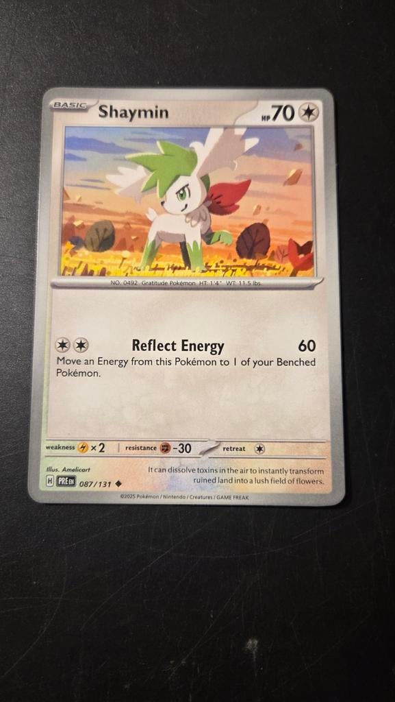 Shaymin 087/131 (Prismatic Evolution), Verzenden, Zo goed als nieuw, Losse kaart