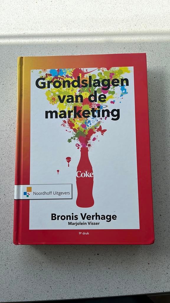 Grondslagen van de Marketing, Boeken, Ophalen of Verzenden, Zo goed als nieuw, Economie en Marketing